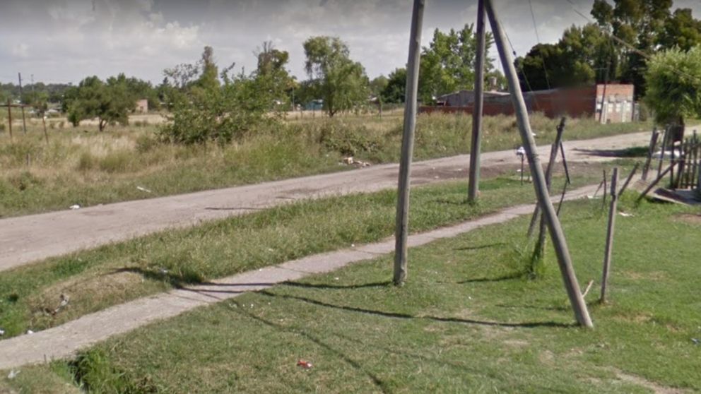 Acá, en esta zona de Melchor Romero, la víctima fue agredida a disparos.
