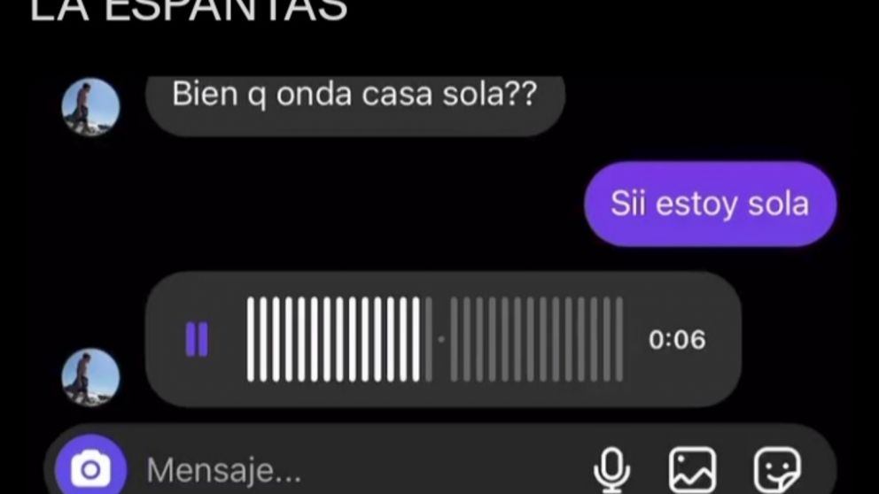 Un joven le cantó una canción a una chica para pasar la noche juntos, pero la arruinó (Imagen Twitter).