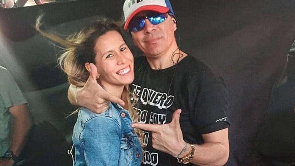 Los hermanos Romina y Pablo Lescano, cuando ambos integraban el grupo Damas Gratis (Foto Instagram).