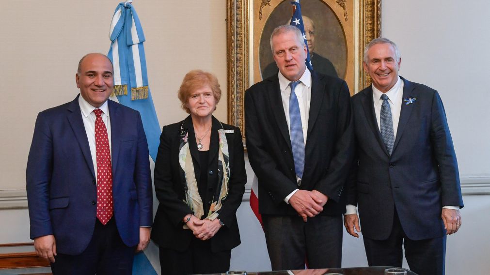Juan Manzur y Jaime Perczyk mantuvieron una audiencia de trabajo con representantes de Estados Unidos por la lucha contra el antisemitismo.