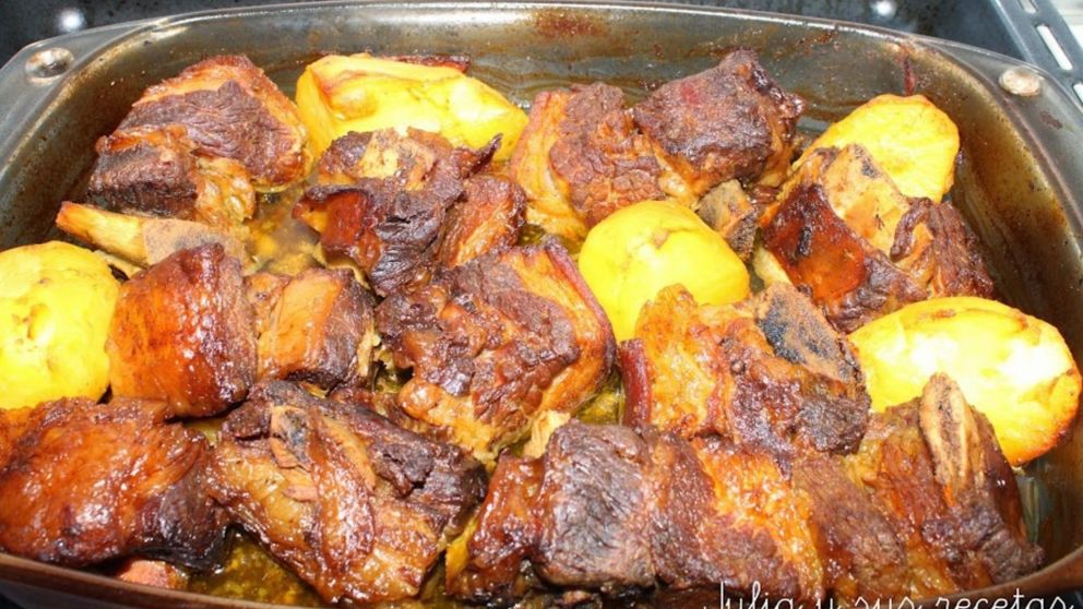 Falda de ternera al horno: la receta m�s tierna y sabrosa.