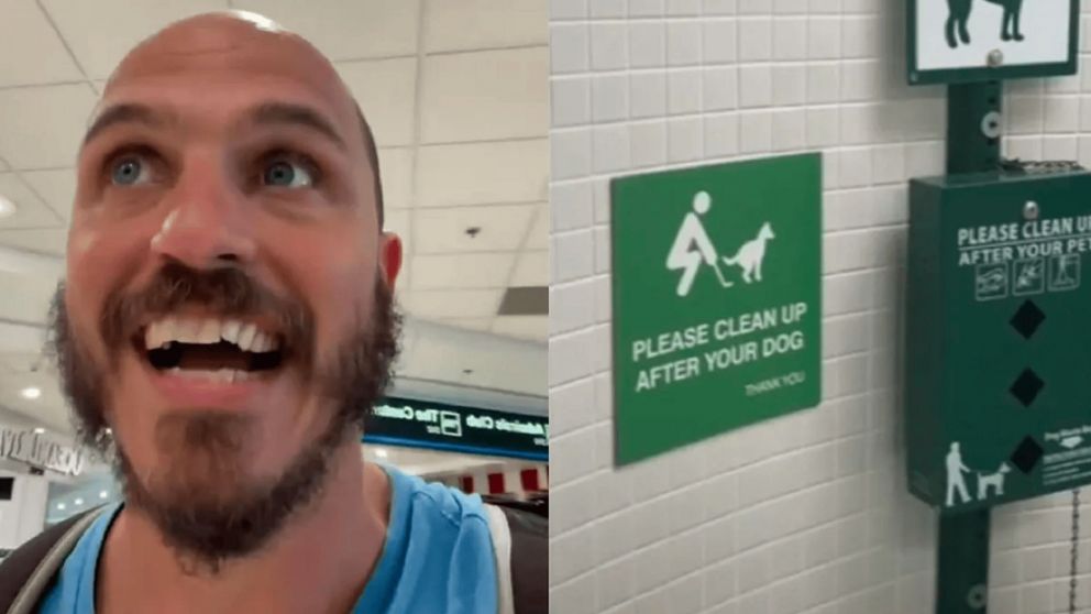 El hombre se encontraba en Miami, Florida cuando hizo un descubrimiento que se volvió viral.