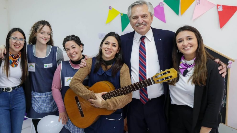 Alberto Fernández inauguró Espacio de Primera Infancia: "Las familias argentinas son nuestra prioridad".