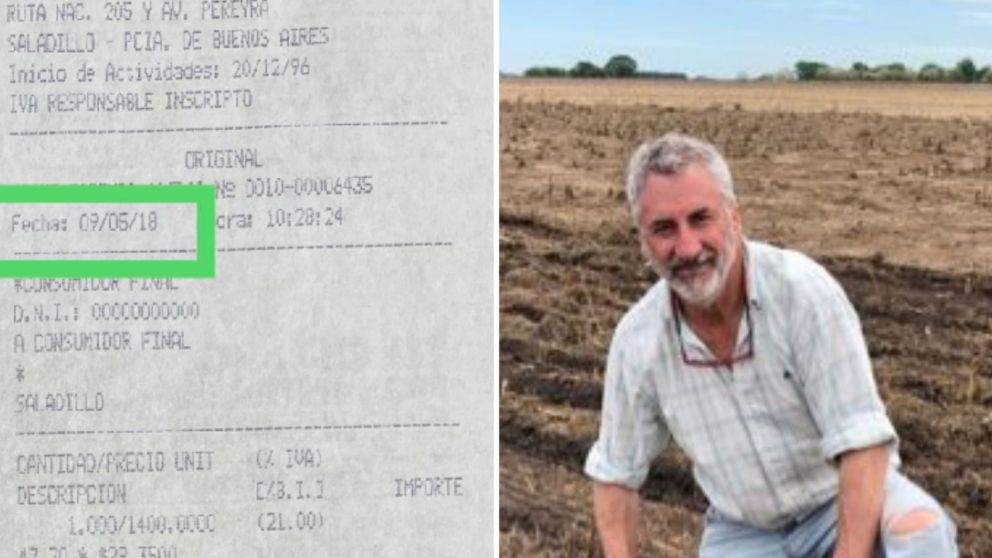 Un hombre encontr� un ticket y sorprendi� con lo que pag� por cargar gasoil en 2018 y actualmente.